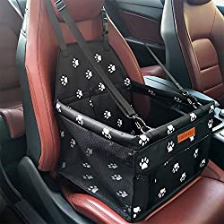 SWIHELP Pet Car Booster Seat Travel Carrier Cage